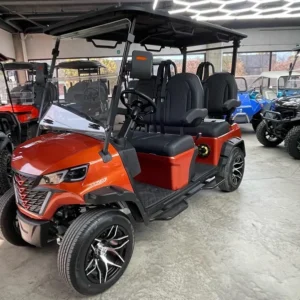 2025 REBEL EV GOLF CART F4 LITHIUM FRONT FACING 4 SEAT