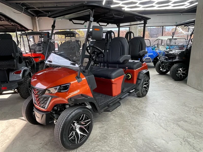 2025 REBEL EV GOLF CART F4 LITHIUM FRONT FACING 4 SEAT