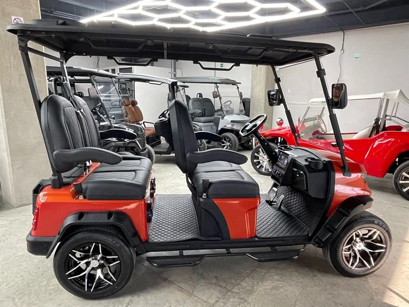 2025 REBEL EV GOLF CART F4 LITHIUM FRONT FACING 4 SEAT - Image 3