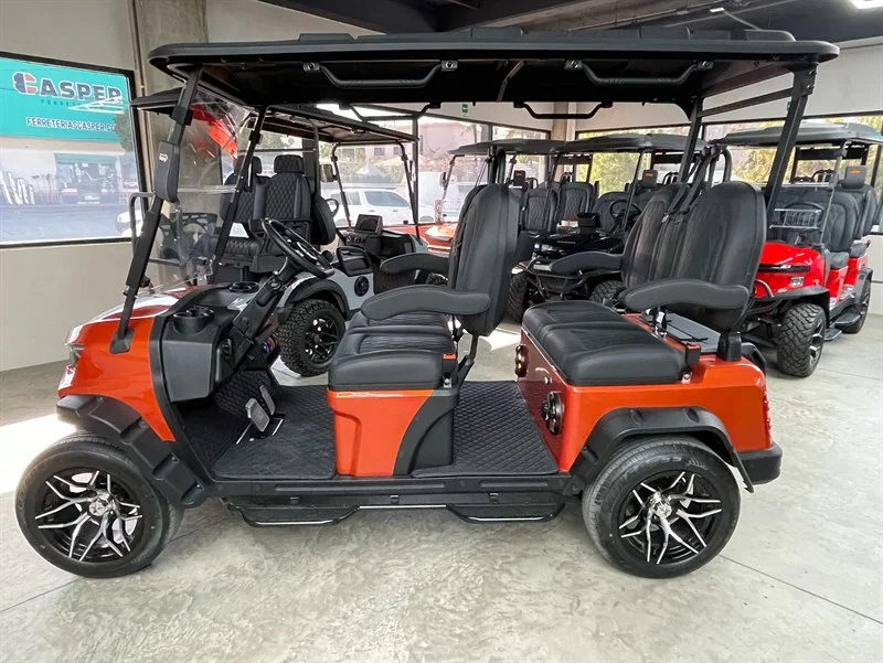 2025 REBEL EV GOLF CART F4 LITHIUM FRONT FACING 4 SEAT - Image 4