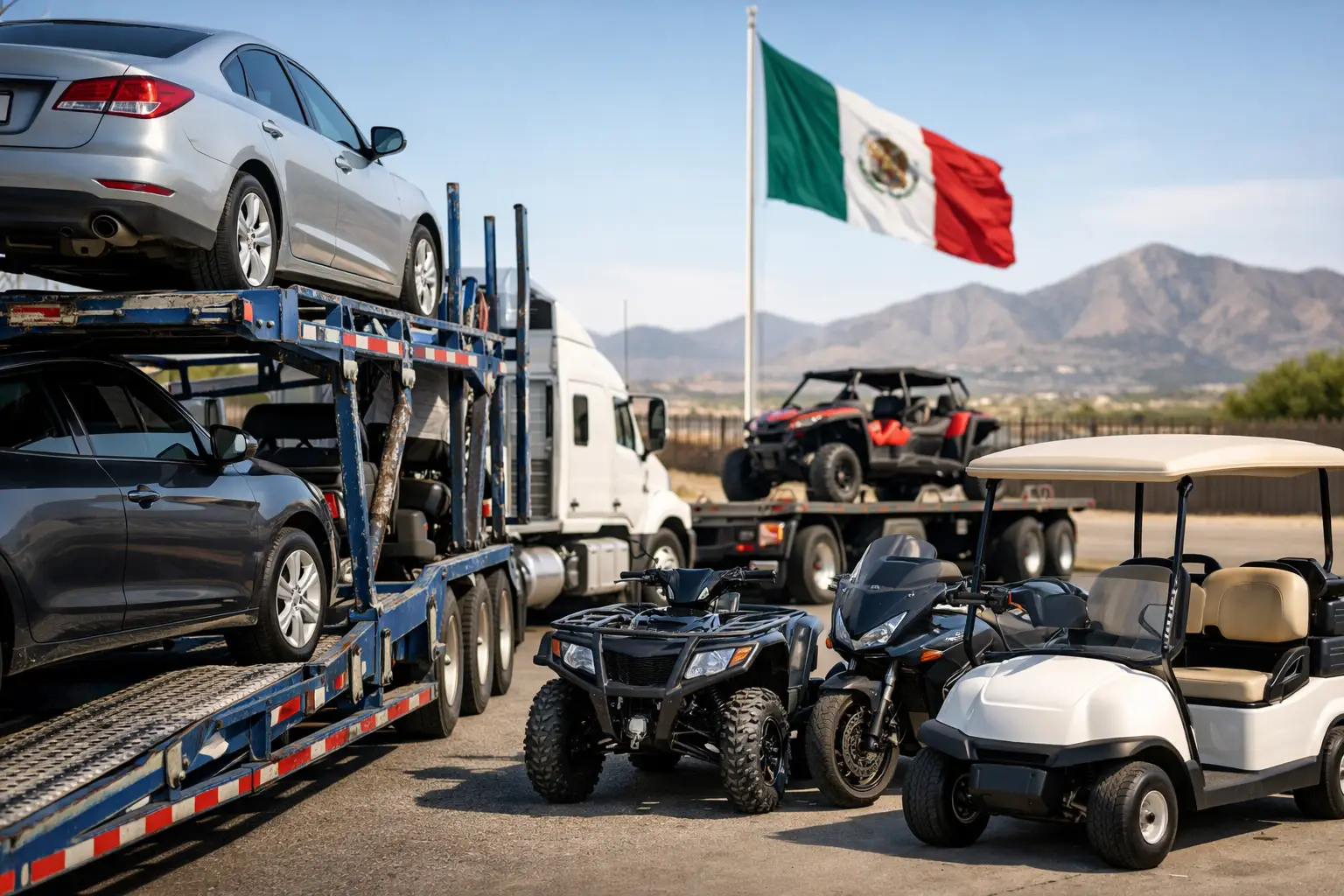 Shipping Your Car, UTV, Motorcycle or Golf Cart to Mexico